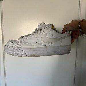 Nike White Low-Top Sneakers